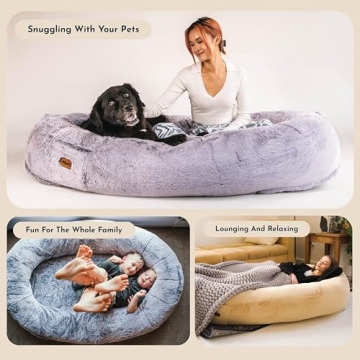 Plufl Human Dog Bed for Comfort and Relaxation