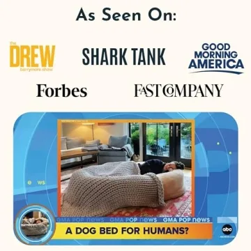Plufl Human Dog Bed for Comfort and Relaxation