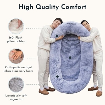 Plufl Human Dog Bed for Comfort and Relaxation