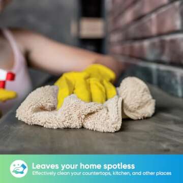 HOMEXCEL Microfiber Cleaning Cloth, 12 Pack Premium Microfiber Towels for Cars, Lint Free, Scratch-Free, Highly Absorbent, Reusable Cleaning Rags for Car, Household, Kitchen, Brown, 11.5"X11.5"