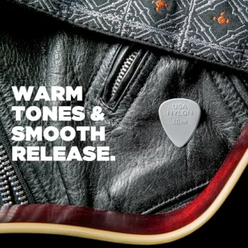 Dunlop 44P73 .73mm Nylon Standard Guitar Picks, 12-Pack