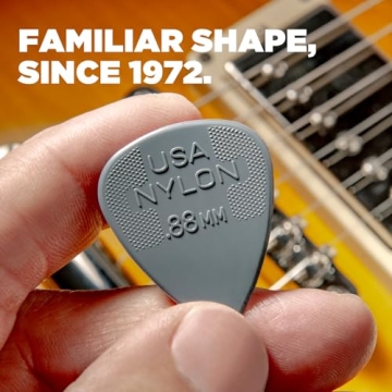 Dunlop 44P73 .73mm Nylon Standard Guitar Picks, 12-Pack
