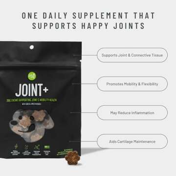 Get Joy Joint+ Hip & Joint Care Dog Supplement Chews, 90 Soft Chews, Chicken Flavor, Supports Joint ...
