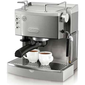 DeLonghi EC702 Espresso Machine for Coffee Lovers