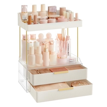 SONGMICS 4-Layer Makeup Organizer for All Spaces