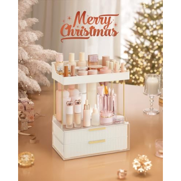 SONGMICS 4-Layer Makeup Organizer for All Spaces