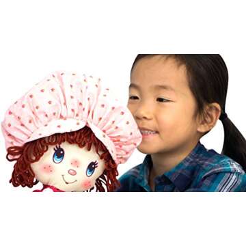 Basic Fun Strawberry Shortcake Retro Classic Soft Doll, for 3 Years Old and Up, Styles May Vary, Red, 14 inches
