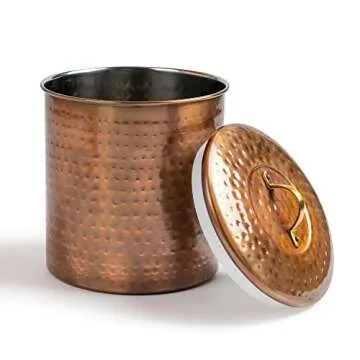 Antique Copper Stainless Steel Canister Set for Kitchen