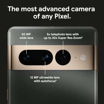 Google Pixel 7 Pro - 5G Android Phone - Unlocked Smartphone with Telephoto/Wide Angle Lens, and 24-H...