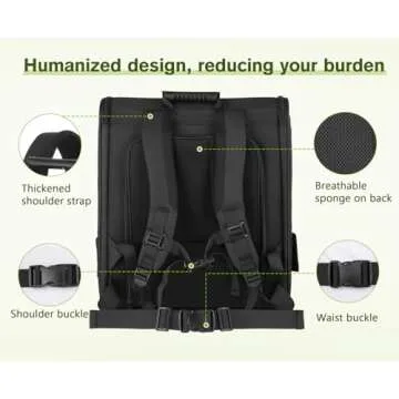 Pecute Expandable Pet Carrier Backpack for Travel & Hiking