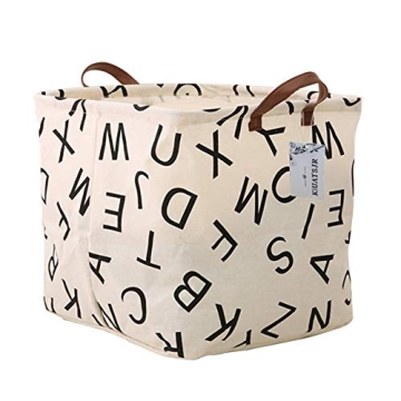 Square Canvas Storage Bins for Kids & Home Organization