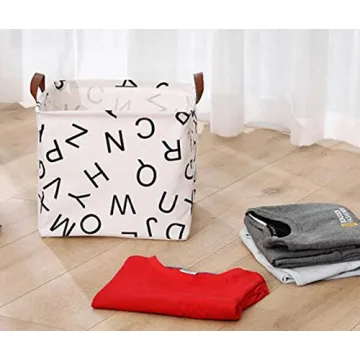 Square Canvas Storage Bins for Kids & Home Organization