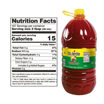 El Chilerito Chamoy 5 Liter Jug - Flavor Boost for All