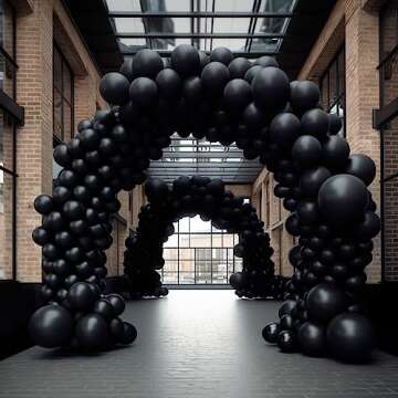 130PCS Black Balloons Different Sizes 18" 12" 10" 5" Balloon Garland Arch Kit perfect for Birthday Party, Graduation, Baby Shower, Wedding, Holiday Decoration and Anniversary (Black balloons)