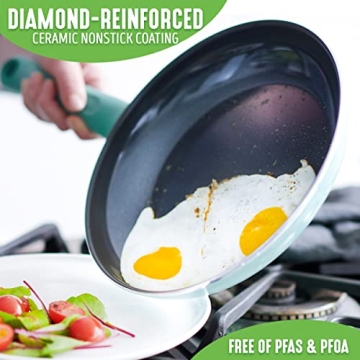 GreenLife Soft Grip Nonstick Cookware Set - 13 Pieces