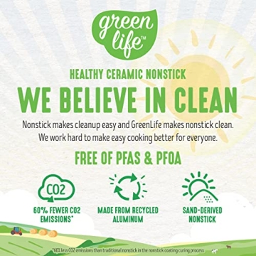 GreenLife Soft Grip Nonstick Cookware Set - 13 Pieces