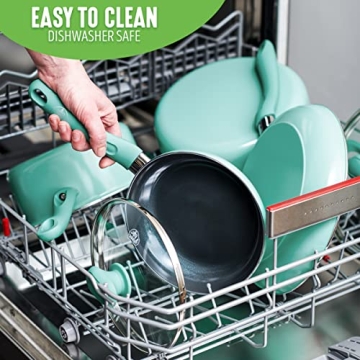 GreenLife Soft Grip Nonstick Cookware Set - 13 Pieces