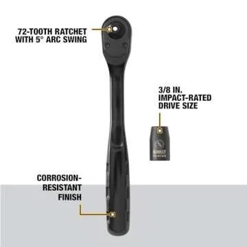 DEWALT 23 PC Tough Box Socket Set for Mechanics