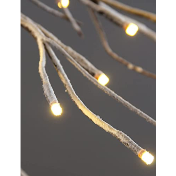 Lightshare Set of 3 Snowy Fir Trees for Festive Decor