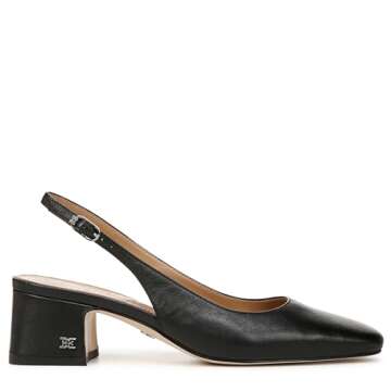 Sam Edelman Women's Terra Slingback Black 6 Medium