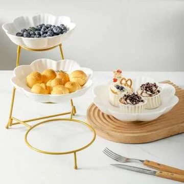 Elegant XINLTC 3 Tier Serving Stand for Event Hosting or Home