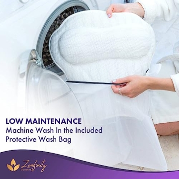 Luxury Bath Pillow for Neck & Back Support in Tub