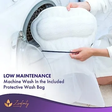 Luxury Bath Pillow for Neck & Back Support in Tub