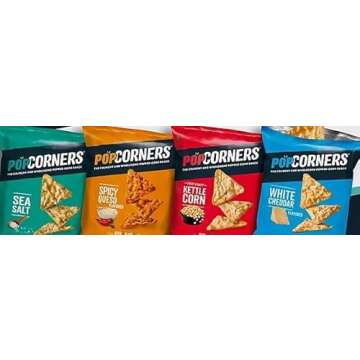 Snacks Gluten Free Chips, 4 Flavor Variety Pack 28 Count 1 oz Bags Packaged By Bools The Perfect Sna...