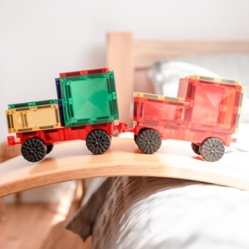 CONNETIX Magnetic Tiles Rainbow Motion Pack 24 Pieces