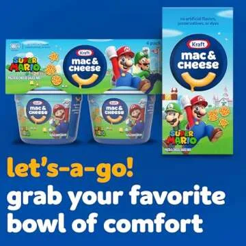 Kraft Mac & Cheese with Super Mario Shapes - Quick & Fun
