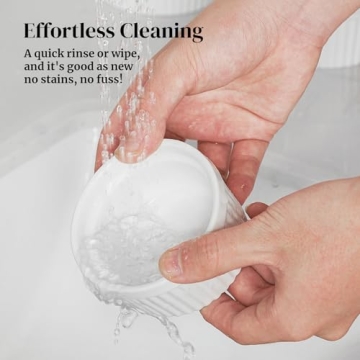 DOWAN 4 oz Ramekins Set of 6 for Baking Desserts