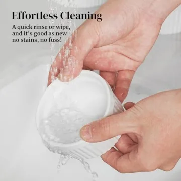 DOWAN 4 oz Ramekins Set of 6 for Baking Desserts