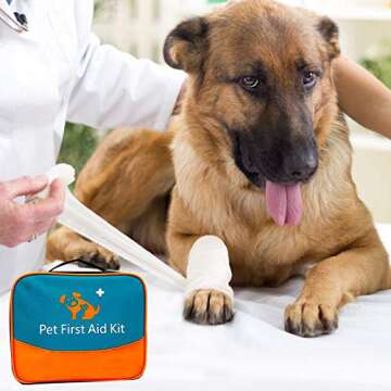 Comprehensive Pet First Aid Kit for Dogs, Cats & More
