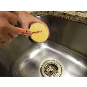 Scratch Pro Kit for Polishing and Repairing Stainless Steel Sinks, with Diamond Buffing Compounds, Reduce The Appearance of Ugly Scratches and Polish Sink for Factory Fresh Look in No Time