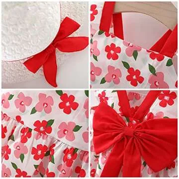 Adorable Toddler Summer Dress with Bowknot and Tutu