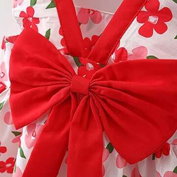 Adorable Toddler Summer Dress with Bowknot and Tutu