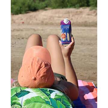 CocoGoods Co Single-Origin Natural Coconut Water with Fresh Passion Fruit Juice 16.9 fl. oz (Pack of 12)