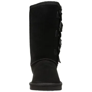Koolaburra UGG Kid's Victoria Tall Boot Black Cozy Stylish