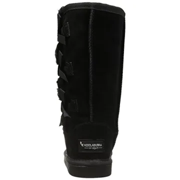Koolaburra UGG Kid's Victoria Tall Boot Black Cozy Stylish
