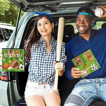 Sports Themed Birthday Party Supplies - 40PCS Napkins