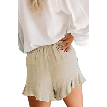 Mosucoirl Women Comfy Drawstring Casual Summer Shorts