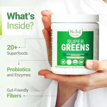 Super Greens Daily Greens Superfood Powder - Organic Green Powder