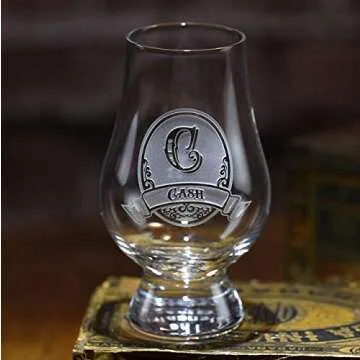 Glencairn Personalized, Scotch Whisky Glass Engraved, Set Of 2