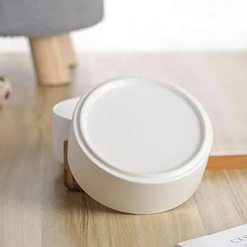 Ceramic Dog Bowl Set with Non Slip Stand for Dogs