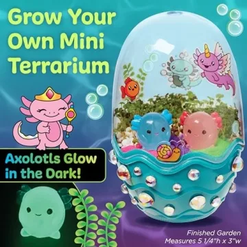 Axolotl Terrarium STEM Kit for Kids 6-8