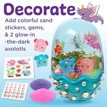 Axolotl Terrarium STEM Kit for Kids 6-8