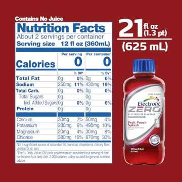 Electrolit Hydration Electrolyte Drinks, Sports Beverages with Electrolytes, 12 Pack