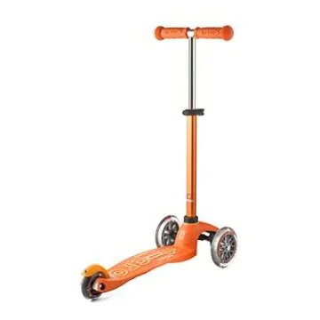 Micro Mini Deluxe 3-Wheeled, Lean-to-Steer, Swiss-Designed Micro Scooter for Kids, Ages 2-5 - Orange…