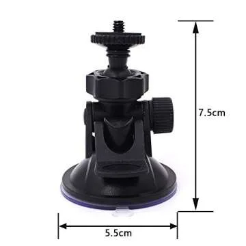 iSaddle CH01A Camera Suction Mount for DSLR & Action Cameras