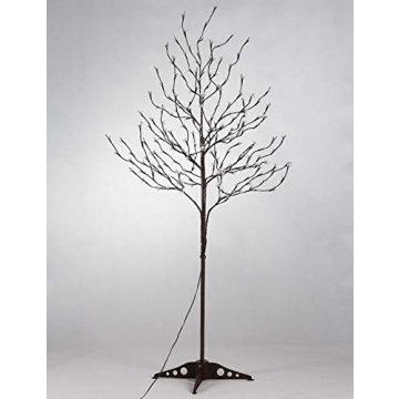 Lightshare 6.5FT 208 LED Cherry Blossom Tree, Lighted Artificial Tree for Decoration Inside and Outside, Home Patio Wedding Festival Christmas Decor